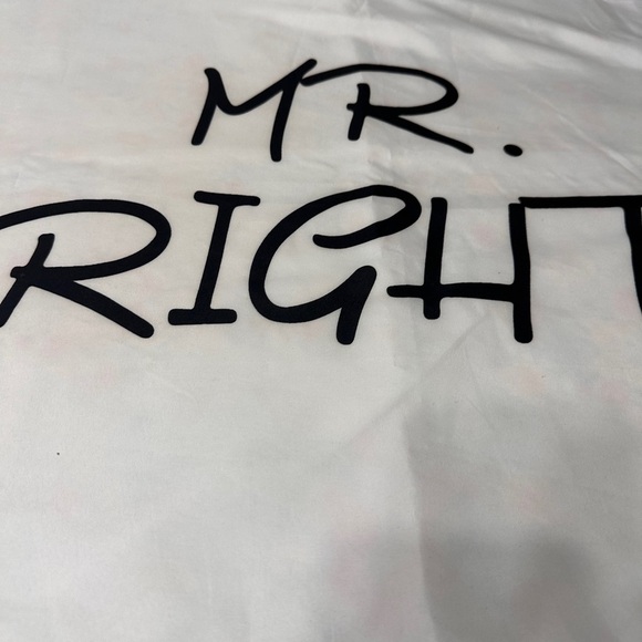 Others Follow White Pillowcase with Black Text - Picture 2 of 4